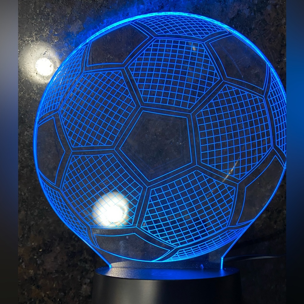 LED Soccer Ball Night Light
